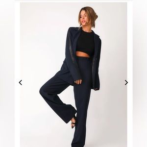 NWT Kittenish Navy Blazer & Pants Set XS
